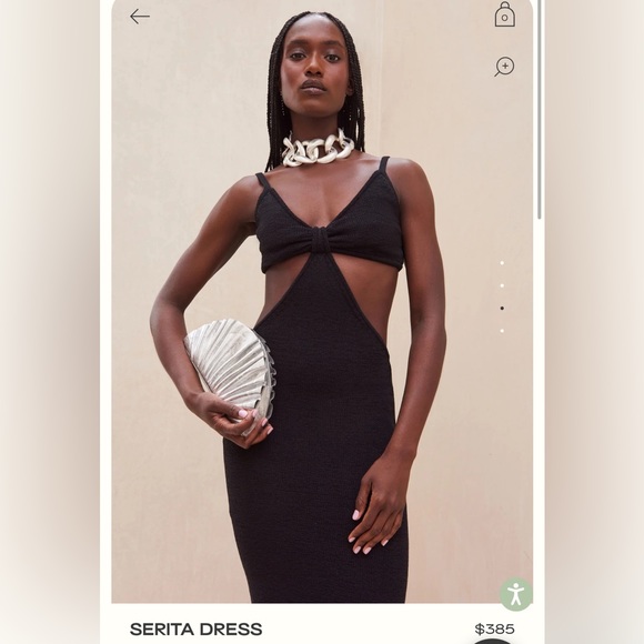 Cult Gaia Black Serita Maxi Dress - Picture 2 of 7